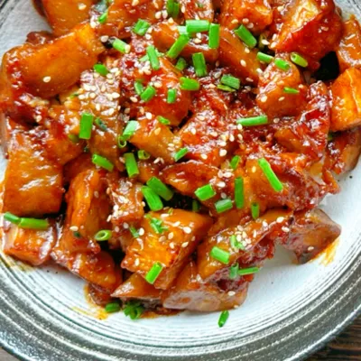 Donburi aubergine
