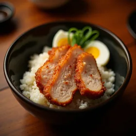 Donburi canard frit